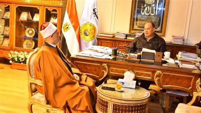محافظ أسيوط يلتقي وكيل وزارة الأوقاف لمناقشة استعدادات استقبال شهر رمضان