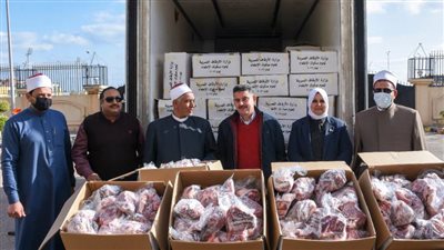  توزيع 2 طن لحوم على 2000 أسرة بالإسكندرية