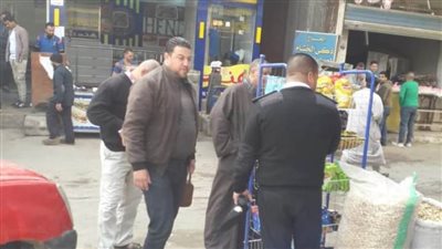 رفع وإزالة ٤٣٦ حالة إشغال طريق ثابت ومتحرك في حملة بالبحيرة