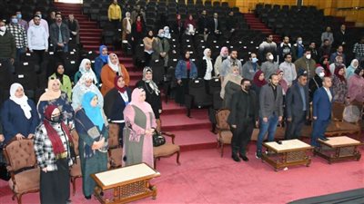 احتفالية تكريم أبطال جائحة كورونا بالمستشفى الجامعي