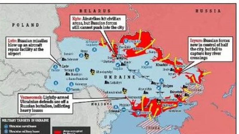 خريطة وضع القوات