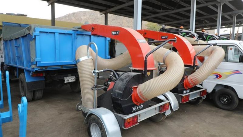 جانب من معدات تم