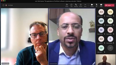 ويبينار دولي بصيدلة حلوان للتدريب على القرار العلاجي