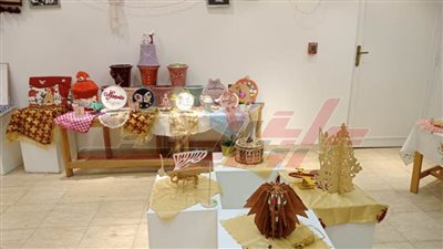 معرض صناعات حرفية ويدوية ومواهب شبابية بمؤتمر شباب كفر الشيخ