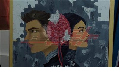 أعمال الفنانين الشباب وذوي القدرات الخاصة في معرض بدار الأوبرا