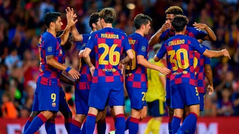 احتفالات برشلونة