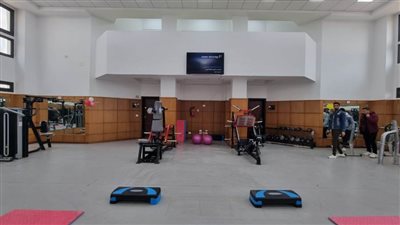 افتتاح صالة الألعاب الرياضية ومعرض اللوحات الفنية والأشغال اليدوية بجامعة دمنهور