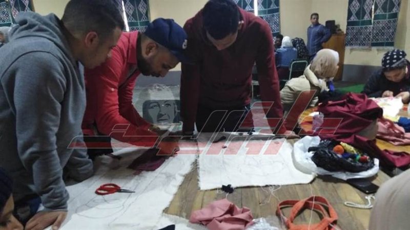 جانب من الورش