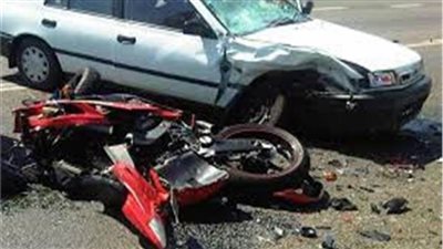 مصرع شاب في حادث تصادم دراجة نارية بسيارة في طوخ