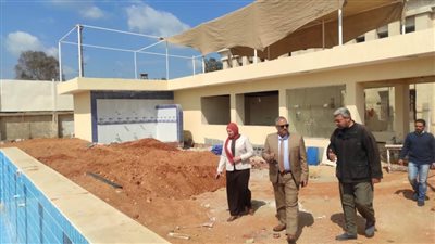 وكيل الشباب والرياضة بالقليوبية يتابع الأعمال الإنشائية بقها وسنديون 