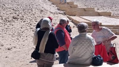 وفد سياحي من دولتي ألمانيا والنمسا يزور منطقة آثار بني حسن وتونا الجبل المنيا
