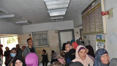 قافلة طبية من جامعة حلوان لأهالي الجزيرة الشقراء بمدينة الصف 