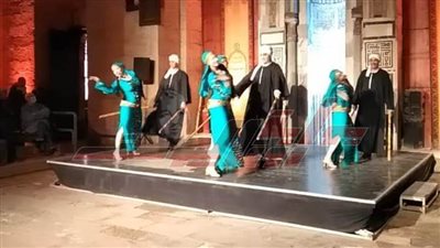 فرقة رضا للفنون الشعبية تواصل تألقها بعرض فني بإبداع قبة الغوري