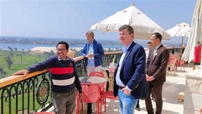 صور.. السفير البلجيكي يزور منطقة دير السيدة العذراء بجبل الطير بسمالوط شمال المنيا