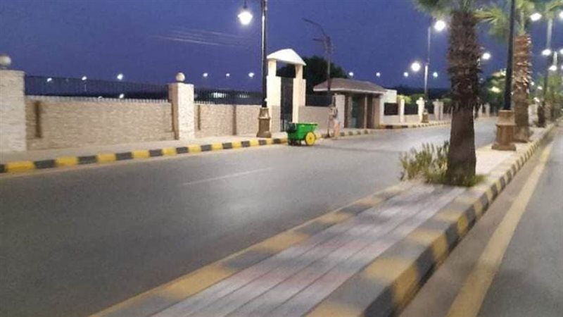 تجميل شوارع بنى سويف