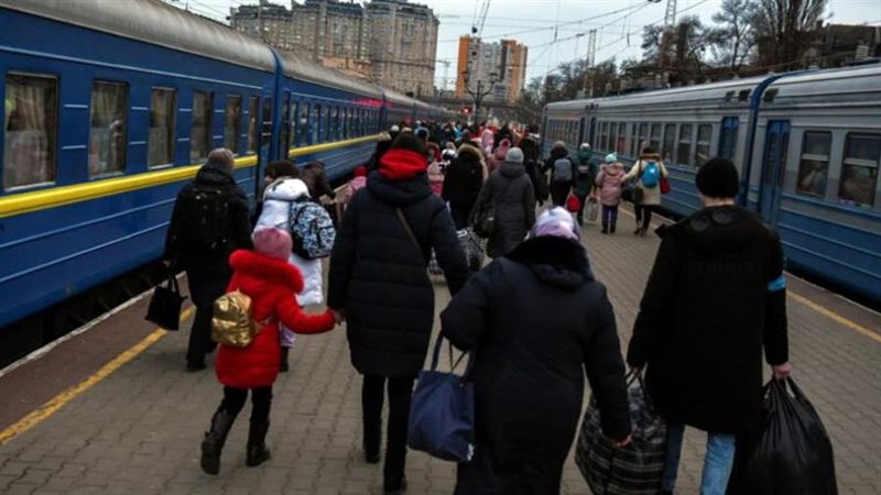 اللاجئين الأوكرانيين