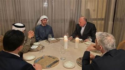 وزراء الخارجية المشاركون في الاجتماع السداسي بإسرائيل يجتمعون على عشاء عمل