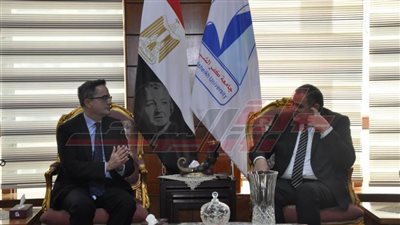 رئيس جامعة كفر الشيخ يستقبل المستشار الثقافي الإسباني