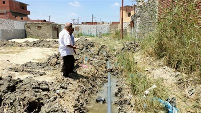 مياه القناة: الانتهاء من أعمال الإحلال والتجديد لخطوط مياه الشرب بقرية السلام 