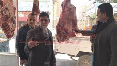 ضبط 16 مخالفة ولحوم وأسماك مجهولة المصدر بكفر الشيخ