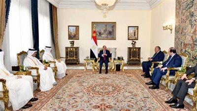 الرئيس السيسي يلتقي وزير خارجية قطر وننشر تفاصيل اللقاء