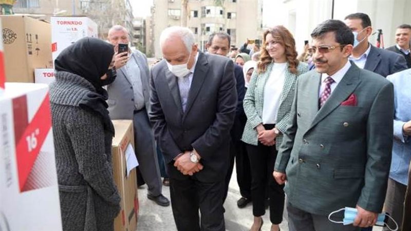 محافظ الجيزة خلال