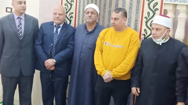 خلال افتتاح المسجد