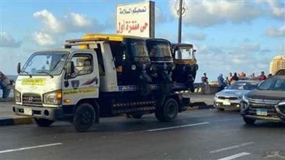 الإسكندرية تحدد المحاور والطرق العامة التي يحظر سير التوكتوك والتروسيكل بها