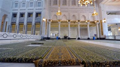 تجهيز 80 مصلى للمصلين في التوسعة السعودية الثالثة بالمسجد الحرام