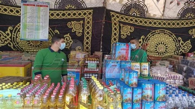 شوادر السلع الغذائية