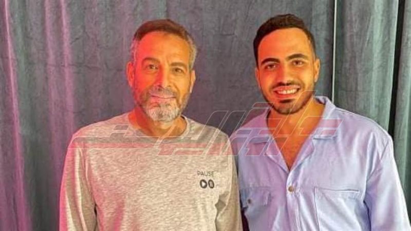 الفنان عمر رأفت مع