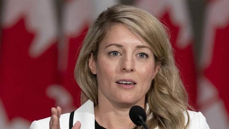 وزيرة الخارجية الكندية
