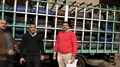 ضبط ٢٣١ أسطوانة غاز منزلية مهربة قبل بيعها بالسوق السوداء بالبحيرة