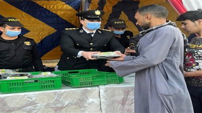 مبادرات إنسانية ومجتمعية للداخلية لتقديم وجبات إفطار للصائمين بنطاق محافظتى