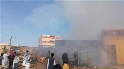 السيطرة على حريق شب بأحد منافذ بيع السلع المدعمة بالقناطر الخيرية