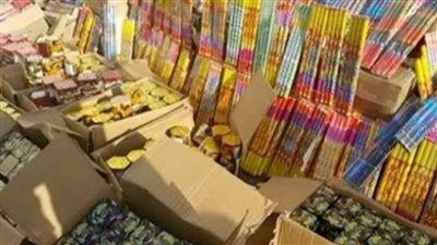ضبط أكثر من مليون صاروخ ألعاب نارية بحوزة شخص بالقاهرة بقصد الإتجار