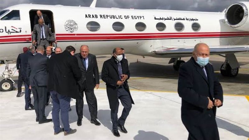 شكرى ووزراء خارجية