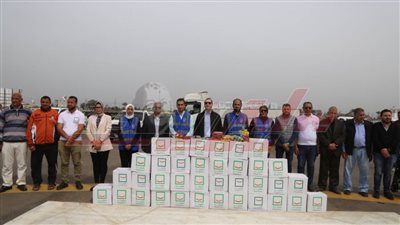 توزيع 22 ألف كرتونة مواد غذائية هدية الرئيس بكفر الشيخ