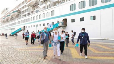 السفينة السياحية Artania تصل لأرصفة الهيئة العامة لميناء الإسكندرية 