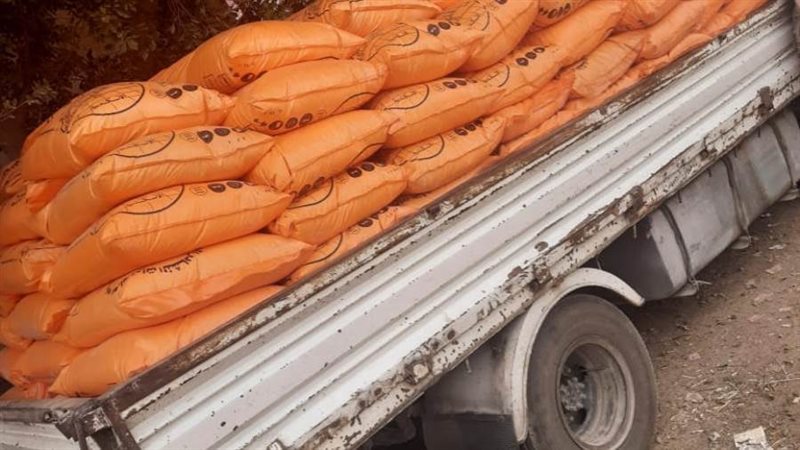 ضبط أسمدة مدعمه بملوي