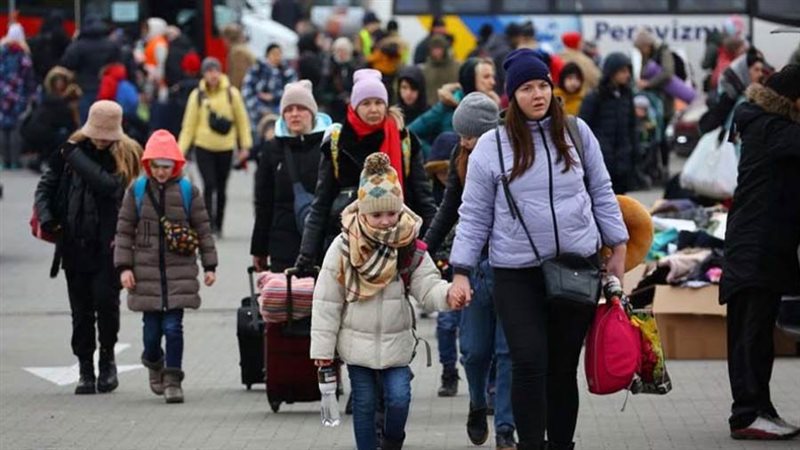 اللاجئين الأوكرانيين