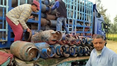 إحكام الرقابة علي مستودعات الغاز الموجودة بمطوبس