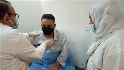 الكشف على ١٦٧٨مواطنًا في قافلة طبية مجانية بقرية القهوقية بالبحيرة