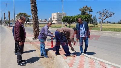 إصلاح خط الطرد وخفض المنسوب بكفر الشيخ