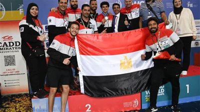 عبد المنعم الحسيني يشيد بشباب مصر خلال منافسات بطولة العالم للسلاح بدبي