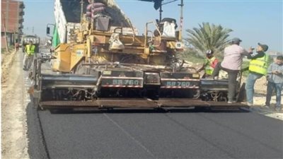 رصف 12 طريقا بتكلفة 109 ملايين و520 ألف جنيه بالبحيرة