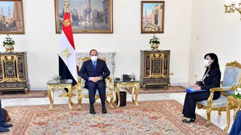 الرئيس السيسي يستقبل