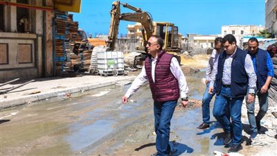 محافظ الإسكندرية يتابع أعمال مشروع تطوير حلقة السمك بمنطقة الأنفوشى