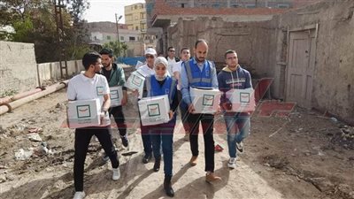 توزيع 24 ألف كرتونة مواد غذائية ضمن 