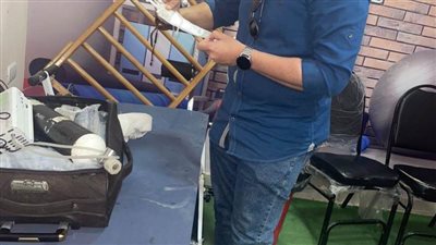 ضبط مركز للعلاج الطبيعي 